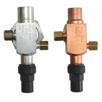 Danfoss rotalock valve press.gau.conn.right/byp.conn.left 1''x16mm solder 15311903