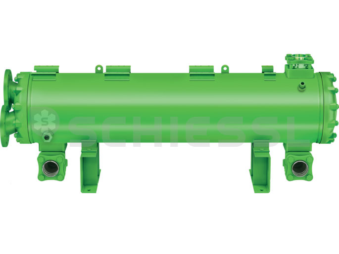 Bitzer shell-and-tube condenser seawater K203HB-2/4 pass connection for city water