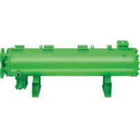 Bitzer shell-and-tube condenser seawater K1353TB-4 pass connection for city water