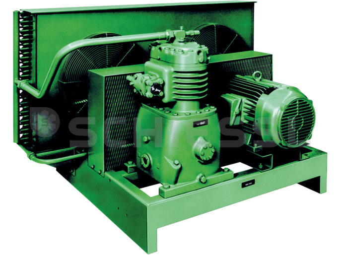 Bitzer open condensing unit air-cooled L30/III Y with engine pulley and V-belt