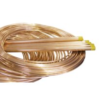 Copper pipe in rods hard drawn R290 6x1mm (rod=5m)