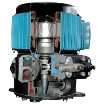 Frigopol open Separating-Hood Compressor FU 7-DLRB-2.2 ester oil 400/690V/3/75Hz