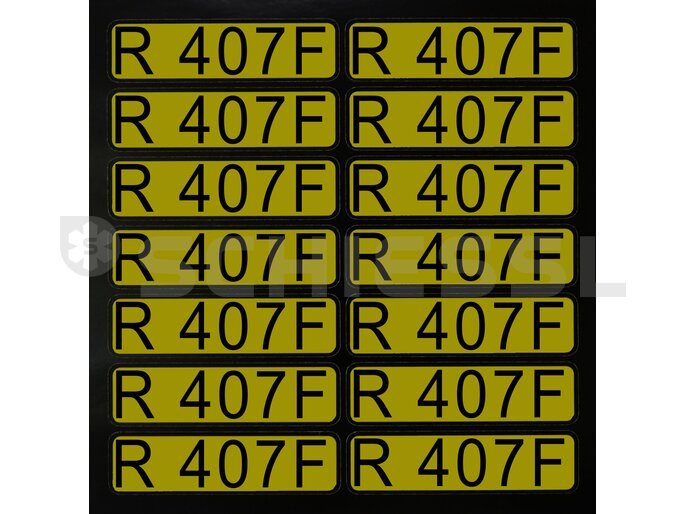Stickers for direction arrows R407F (1 set = 14 pcs)