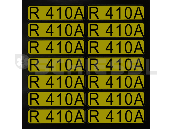 Aufkleber für Richtungspfeile R410A (1 Satz = 14 St.)