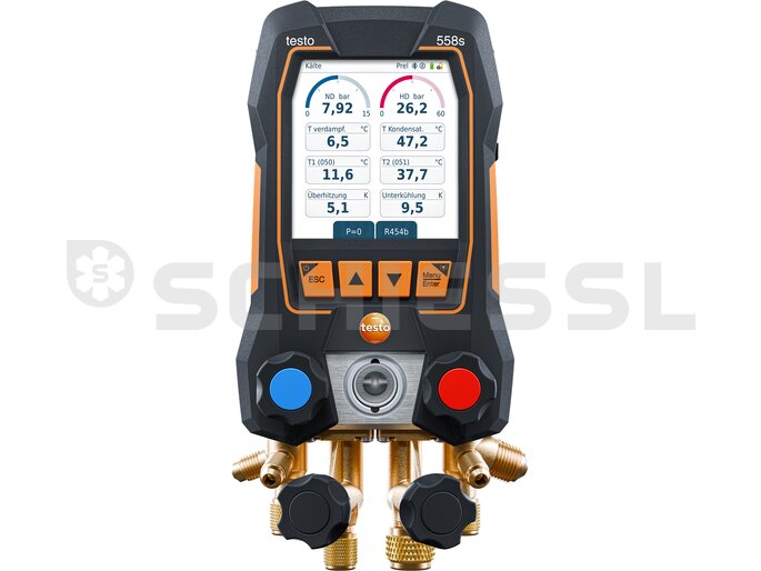 Testo digitale 4 Wege Monteurhilfe 558s Smart mit Touchscreen