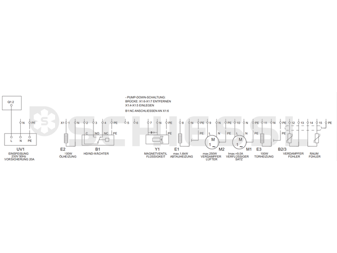 Hocke Verflüssigungssatzsteuerung WWE-2,2-E m.Fühler
