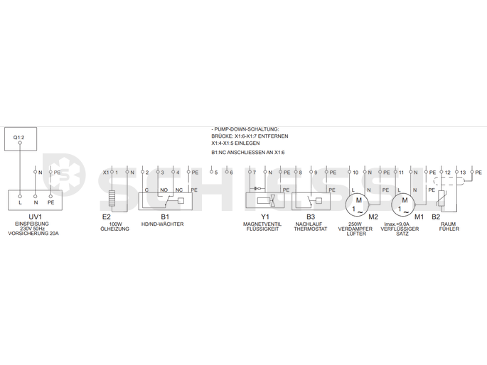 Hocke Verflüssigungssatzsteuerung WWL-2,2-E m.Fühler
