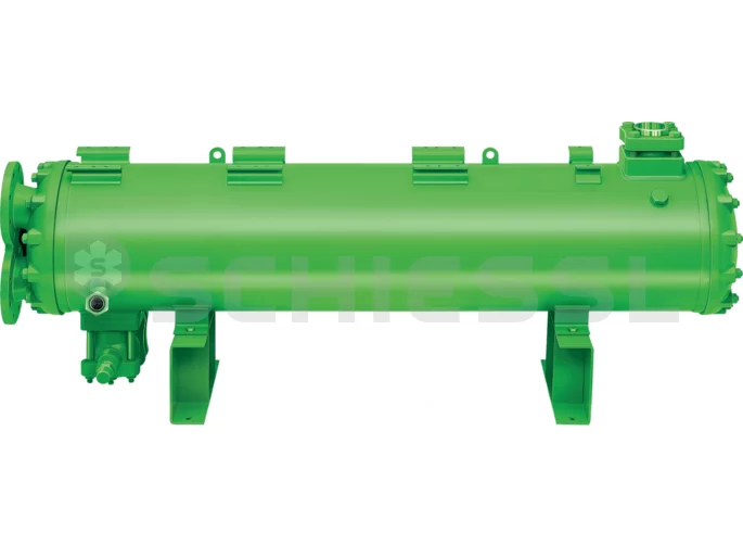 Bitzer shell-and-tube condenser K203H-2/4 pass connection for city water
