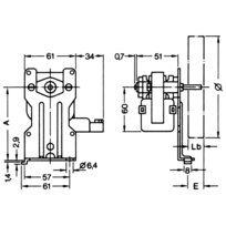 Bosch motore ventilatore VKZ-3004K (13 1039)