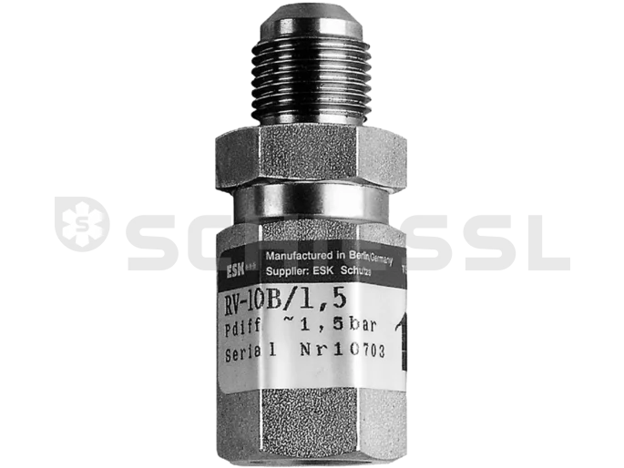 ESK pressure differential valve RV2-10B/1.5 53bar