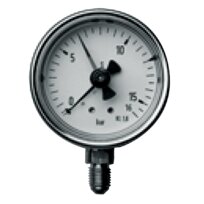 Hansa manometer with drag pointer f. Overpressure safety valve 7/16''
