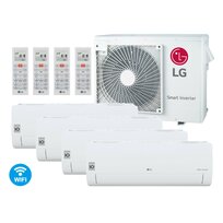LG Klimagerät Standard+ Quattro-Set Tiny 4x PC09SQ.NSJ/ MU4R25.U21 R32 7,0kW