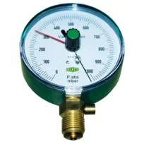 Refco vacuum meter 19801 100mm with safety valve