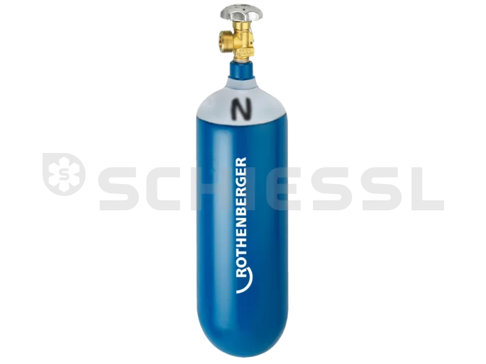 Rothenberger Stahlflasche gefüllt Sauerstoff 2L 35635 u.a. für SPL 1.2