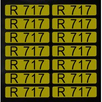 Aufkleber für Richtungspfeile R717 (1 Satz = 14 St.)