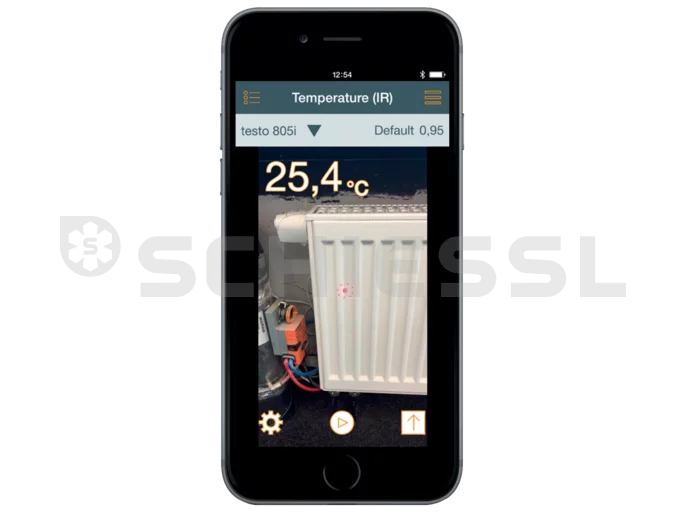 testo 805i Infrarot-Thermometer mit Smartphone-Bedienung