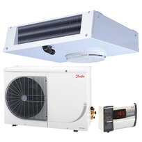 Refrigeration set Slim Pack DF / R452A 28m³ OP-LSQM074FHW09E/DFBE071D/AKRC-101