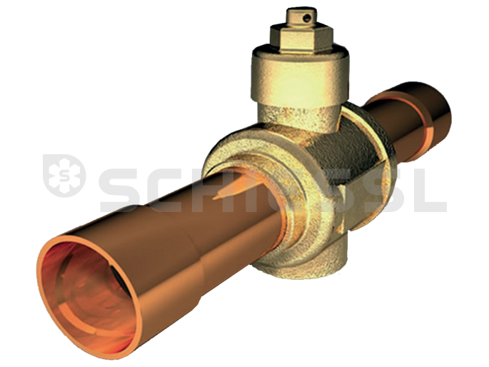 Euro Kugelabsperrventil BI-FLOW 60 bar 22mm Löt o.Schrader  REF1.1.N.C.022.3.52