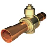 Euro ball shut-off valve BI-FLOW 60 bar 15mm solder without schrader  REF1.1.N.B.015.1.60