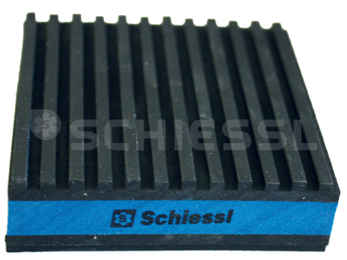Schiessl anti vibration plates AVP-3 76x76x22mm 3,5kg/cm2