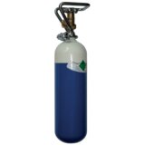 Oxygen bottle with protective bracket 2 liters filled for BOL3 820-0806