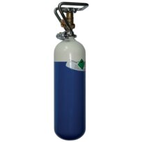 Oxygen bottle with protective bracket 2 liters filled for BOL3 820-0806