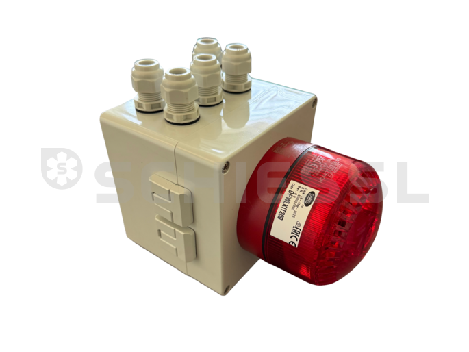 Schiessl Schaltkasten Warn/Netz Stromversorgung 230-24V, Blinklicht/Hupe