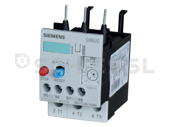 Siemens motor protection relay 3RU1126-1HBO (5,5-8,0A) SIRIUS