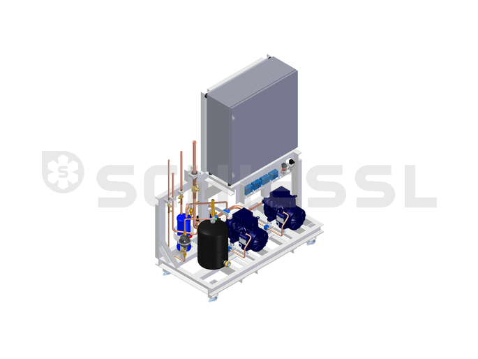 Euro Line compressor unit *FU* regulated E-FU-2DO-3 V2 HI241CC-E+CIMR-AC4A0038FAA