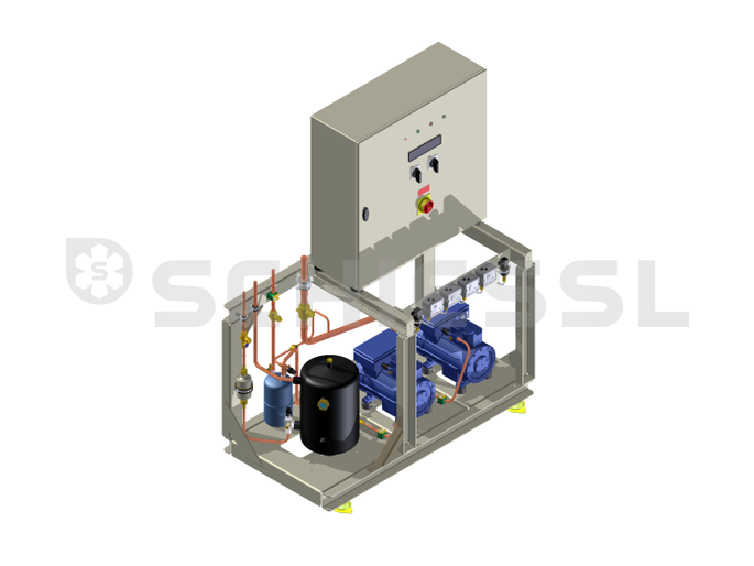 Euro Line compressor unit *FU* regulated E-FU-2BO-1,5V3HGX22e/160+CIMR-AC40011FAA