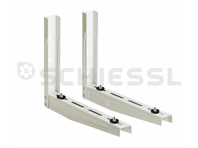 2EMME Wandkonsolensatz 160kg 600x400mm (txh) weiss