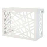 2EMME Sichtschutz Gehäuse Lasercut Weiss RAL9002 Größe S