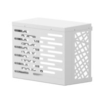 2EMME Sichtschutz Gehäuse Ambra Lamellen Weiss RAL9002 Größe S