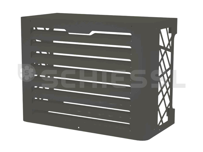 2EMME Sichtschutz Gehäuse Lamellen Anthrazit RAL7016 Größe M
