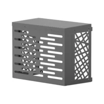 2EMME Sichtschutz Gehäuse Ambra Lamellen Anthrazit RAL7016 Gr. XL