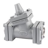 FAS shut-off valve cast w. cap HDK32 2x WB 42,4