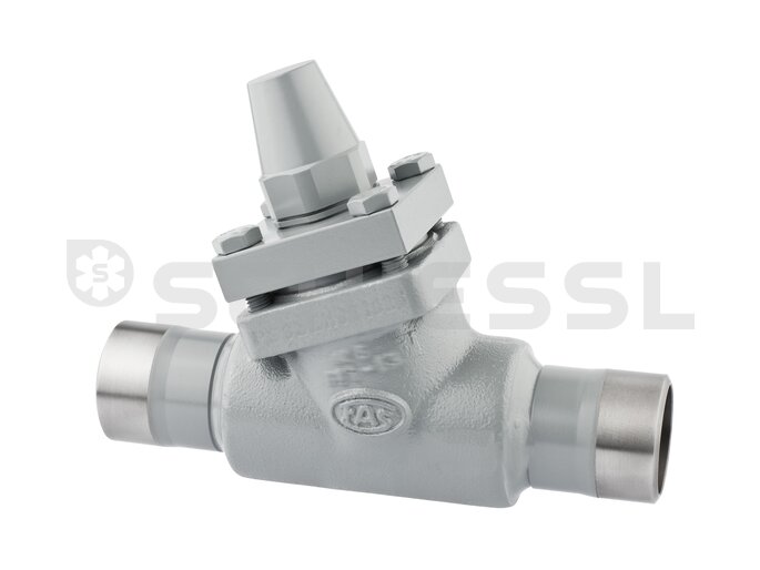 FAS shut-off valve cast w. cap HDSK32 2x WB 42,4