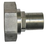 Pipe fitting straight 1 1/4" -12 22mm solder