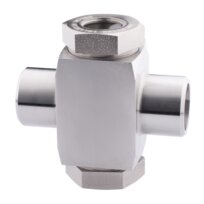 AWA Schauglas 120bar Schweiß/Löt DN15, Slim Line