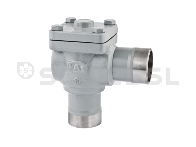 FAS corner check valve cast RES 50 2x WB 60,3 flange