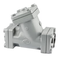 FAS check valve cast RV40 2x WB 42,4 welding flange