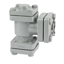 FAS corner check valve cast RVE 25 2x WB 33,7 flange