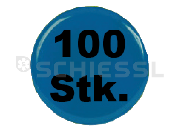 Duftgel f.kleine Klimaanlage Bulk=100Stk SmellyJelly Mini Alpenzauber (blau)