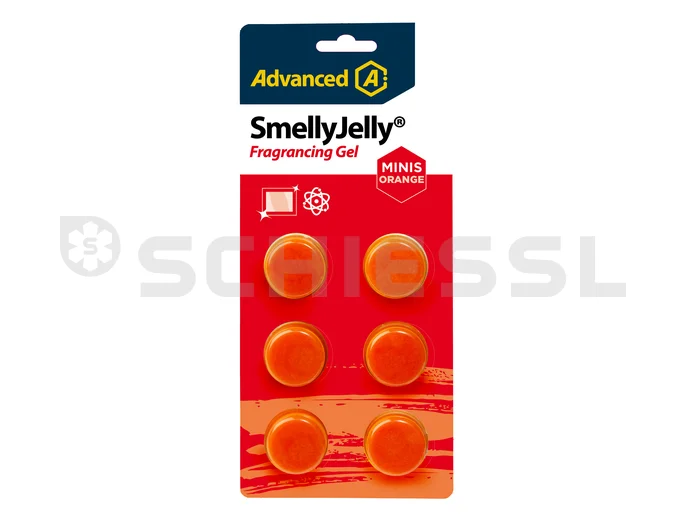 Gel profumato per impianto di condizionamento piccolo SmellyJelly Mini odore di arancia arancione (6 pezzi)