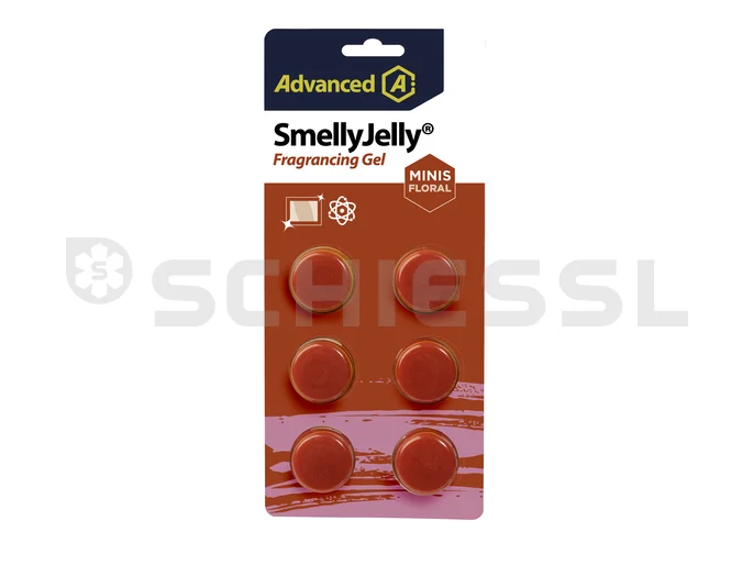 Gel profumato per impianto di condizionamento piccolo SmellyJelly Mini sogno fiorale rosso (6 pezzi)