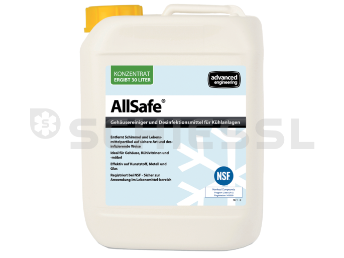 Housing cleaner and disinfectant AllSafe canister 5L (concentrate)
