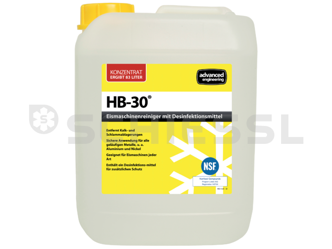 Cleaning agent/disinfectant for ice machine HB-30 canister 5L (concentrate)