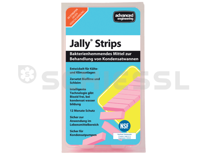 Bacteriostatic Agent Large NSF JallyStrips drip tray