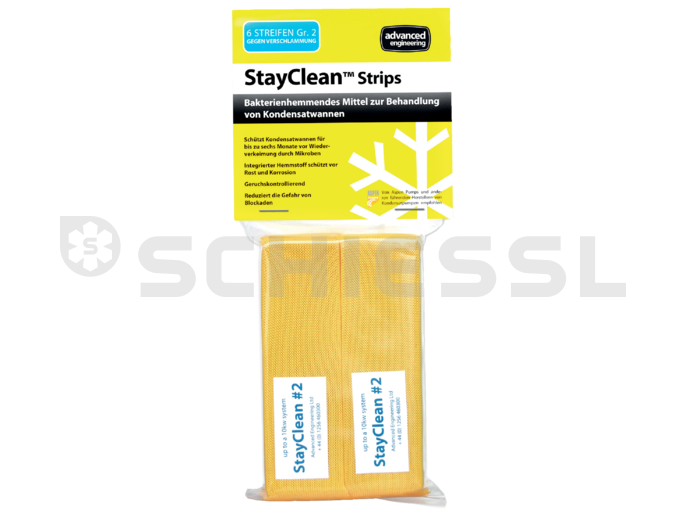 sostanza antibatterico / raccogligocce StayClean fasce grandezza 2 (pacchetto = 6 pezzi)