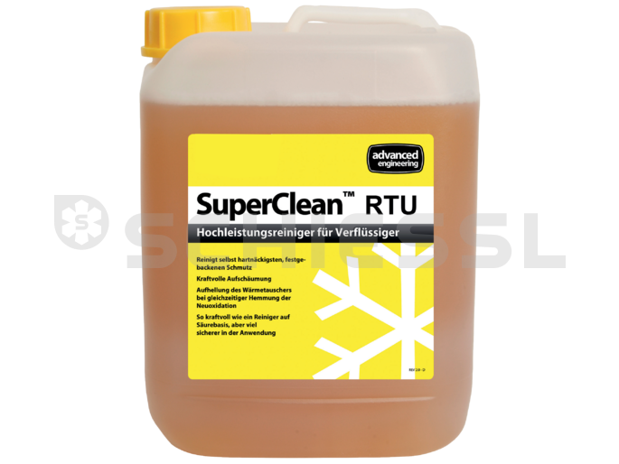 Reinigungsmittel f.Verflüssiger RTU SuperClean Kanister 5L (gebrauchsf.)